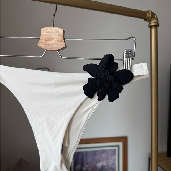 Floral Bikini Bottoms, Ecru, Zara, L, NWT - Picture 8 of 12